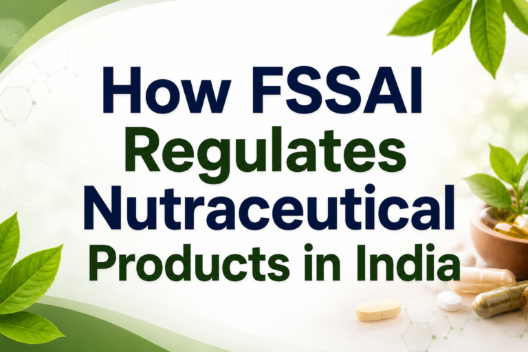 How FSSAI Regulates Nutraceutical Products in India